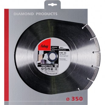 Алмазный отрезной диск FUBAG AW-I D350