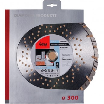 Алмазный отрезной диск FUBAG Beton Extra (300х25.4 мм)