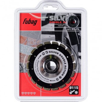 Алмазный отрезной диск FUBAG Silver Double Action D115 Алмазный отрезной диск FUBAG Silver Double Action D115