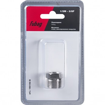Переходник FUBAG 1/2"M на 3/8"F_блистер 1 шт Переходник FUBAG 1/2"M на 3/8"F_блистер 1 шт
