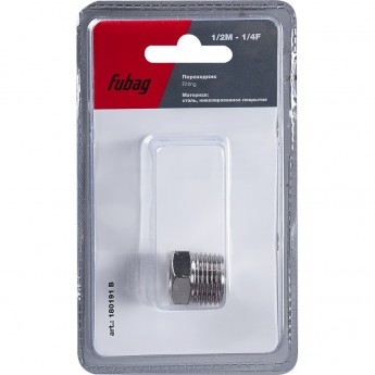 Переходник FUBAG 1/4"F - 1/2"F_блистер 1 шт Переходник FUBAG 1/4"F - 1/2"F_блистер 1 шт