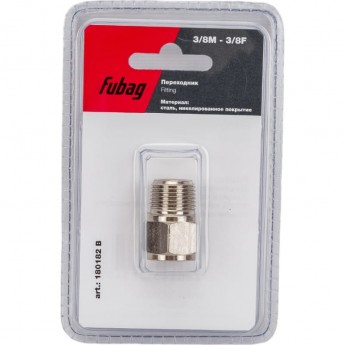 Переходник FUBAG 180182 B (3/8"M — 3/8"F; блистер) Переходник FUBAG 180182 B (3/8"M — 3/8"F; блистер)