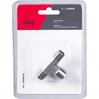Переходник FUBAG T - 1/4"MFM_блистер 1 шт Переходник FUBAG T - 1/4"MFM_блистер 1 шт